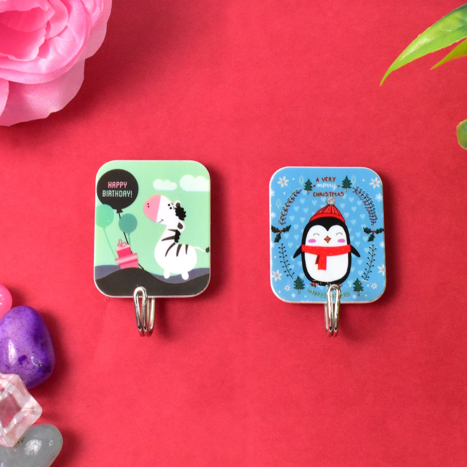 Multipurpose Strong Cartoon Hook Self-adhesive Hooks (2 Pc Set) Multipurpose Strong Cartoon Hook Self-adhesive Hooks (2 Pc Set)